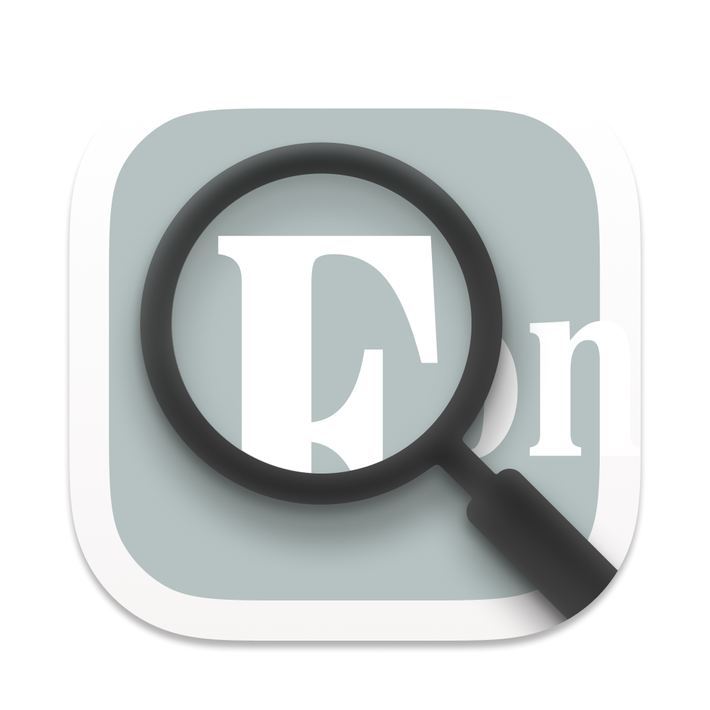 Type Specimen app icon