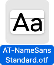 Font file icon